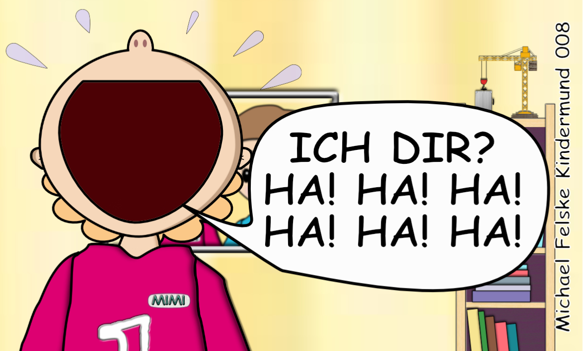 Mimi lacht Tränen